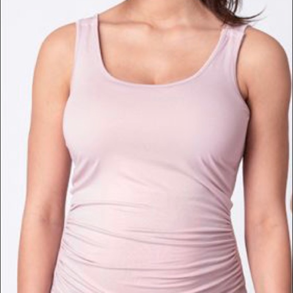 Seraphine Maternity & Nursing Tank Top in Blush